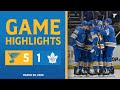 Game Highlights: Blues 5, Maple Leafs 1