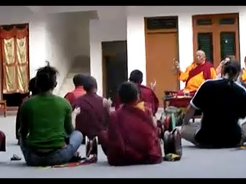 Wangdu Rinpoche's courtyard: Khandro Gegyang - Dakini Laughter Chöd