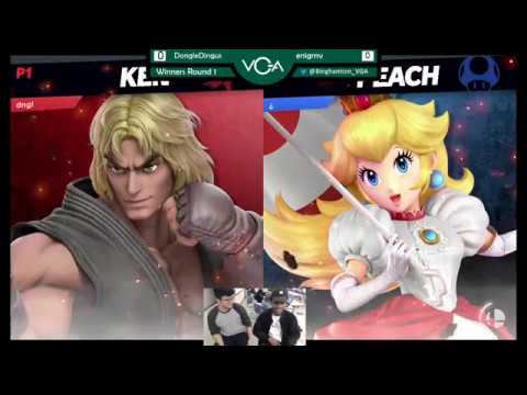 Hype Waves 34 - DongleDingus (Ken) vs. enigmv (Peach, Marth) - Winners Round 1
