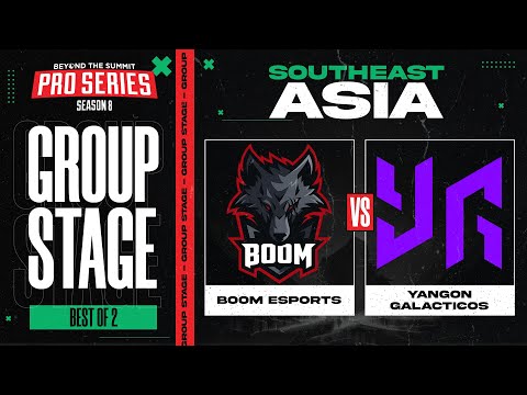 BOOM vs Yangon G Game 2 - BTS Pro Series 8 SEA: Group Stage w/ MLP & johnxfire