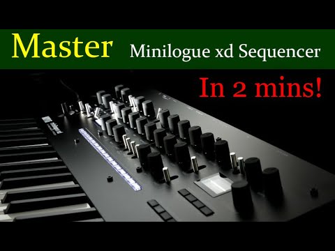 Record a sequence into Korg Minilogue xd in 2 minutes!