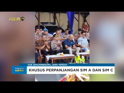 KAPOLRES BANJARNEGARA LAUNCHING BUS SIM KELILING