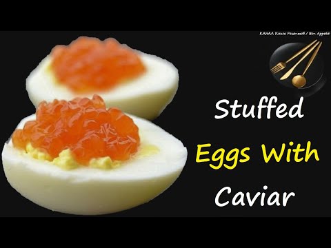Stuffed Eggs With Caviar / Book of recipes / Bon Appetit