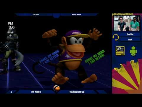 PM At Evo 2016: VGz|Junebug (Diddy) vs HF Neon (Wolf) Money Match