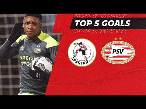 GEWELDIGE GOAL Bergwijn! 🎩 | TOP 5 GOALS SPARTA - PSV