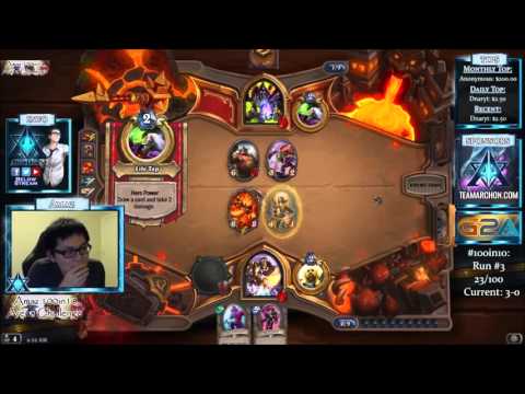 HEARTHSTONE OF THE WEEK #3 TORLK PASSE LEGENDE !