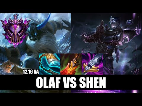 Olaf Top vs Shen Master NA 12.16