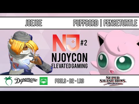 nJoyCon 2 - joejoe (Sheik) VS fenceturtle (Jigglypuff) - SSBM - Pools B2 (LR3) Top 32 Qualifier