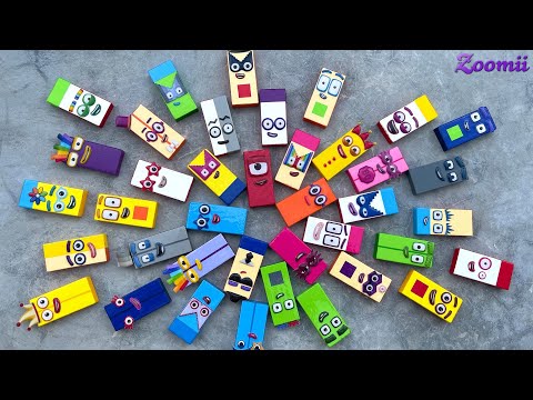 Looking for Numberblocks RAINBOW Dominoes! NEW ASMR - Numberblocks Satisfying Video