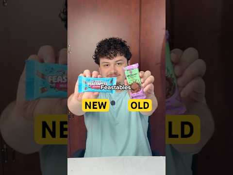 OLD vs NEW MrBeast's Feastables 🍫