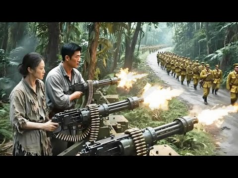 日軍瘋狂追擊，高手組裝重型機槍，火力全開橫掃日軍   ⚔️  抗日  MMA | Kung Fu
