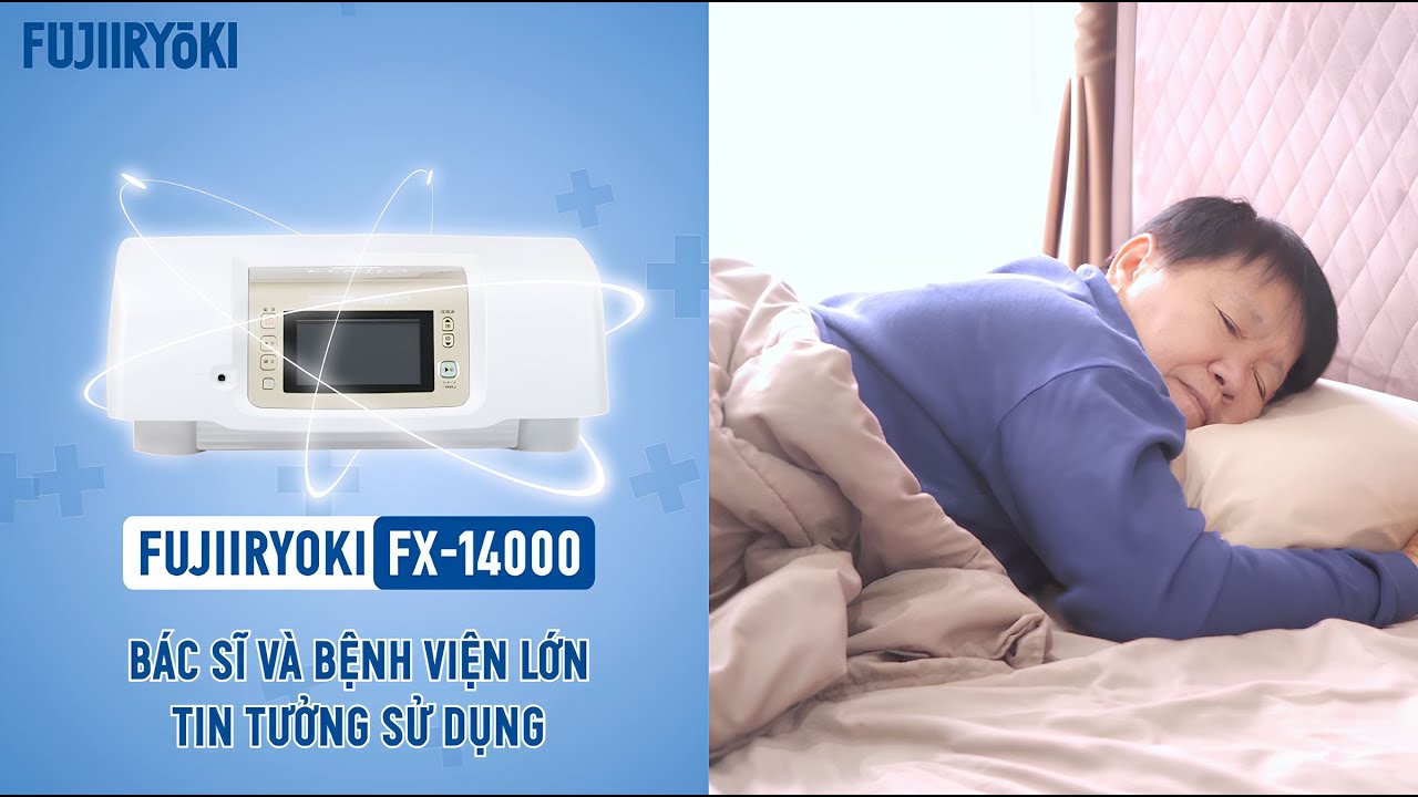 Ngủ ngon hơn, sâu hơn cùng máy điện trường cao áp Fujiiryoki FX-14000