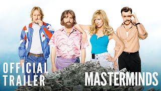 Video trailer för Masterminds - Official Trailer [HD]