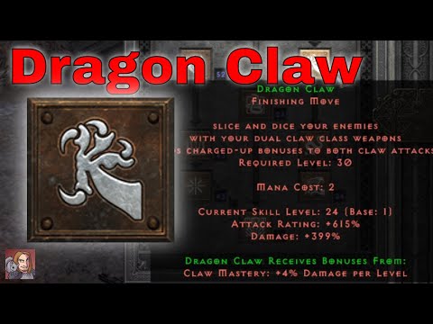 D2R Skills & Abilities - Dragon Claw, Martial Arts (Assassin)