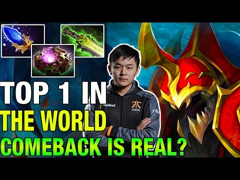 COMEBACK IS REAL? TOP 1 IN THE WORLD MidOne 9364 MMR - Dota 2