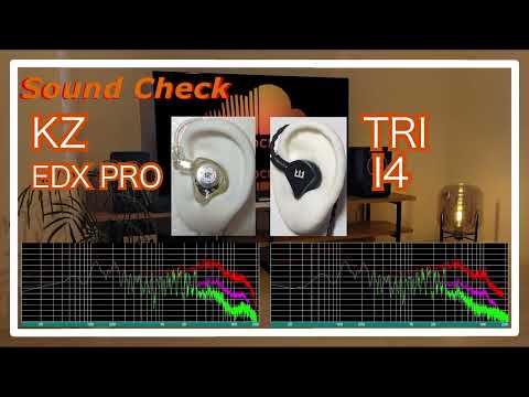 KZ EDX PRO vs TRI I4 [ IEMs Chinese In-Ear headphones Sound Comparison 中華イヤホン音比較]