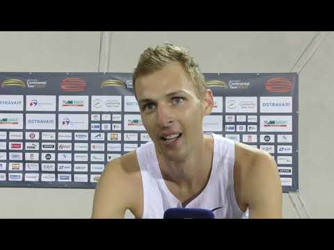 Filip Sasínek po 1500 m na Zlaté tretře 2020
