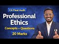 Professional Ethics CA Final Audit Timestamps | Detailed Chapter Breakdown