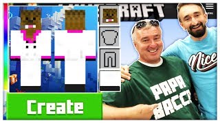 MAKING MY DAD A MINECRAFT ACCOUNT!