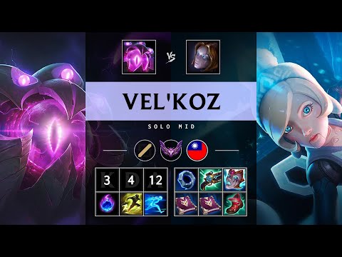 Vel'Koz Mid vs Orianna - TW Master Patch 25.08