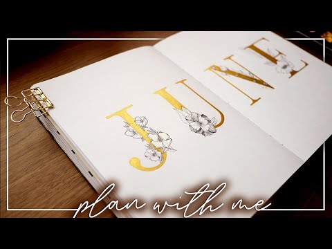 Plan With Me: June 2020 Bullet Journal Set Up