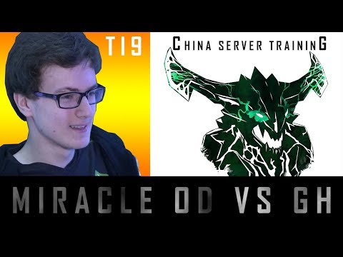 Miracle bullying GH in China Server, vs GH Enigma. Insane map control by M God