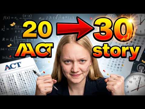 Olivia went from a 20 to a 30 on the ACT