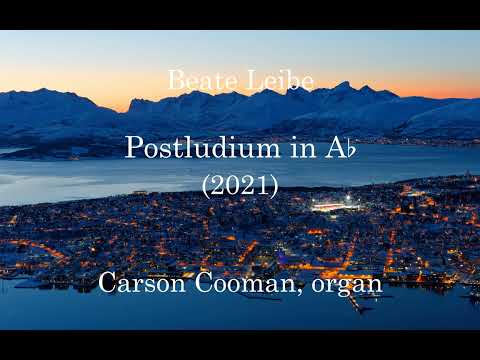 Beate Leibe — Postludium in A-flat (2021) for organ