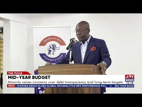 Mid-year budget: Minority raises concerns over debt transparency and long-term targets