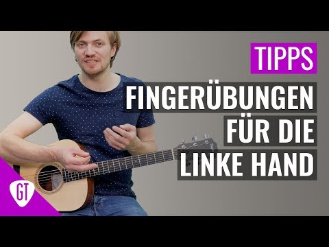 3 SUPER Fingerübungen für die linke Hand - Schneller auf dem Griffbrett | Gitarrenschule