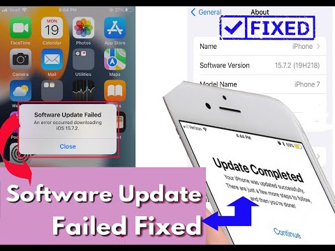 Fixed Software Update Failed An error occurred IOS 15.7.2  IOS Update Solution | iOS 15 Tips Tricks