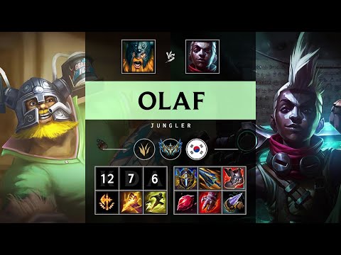 Olaf Jungle vs Ekko - KR Challenger Patch 25.20