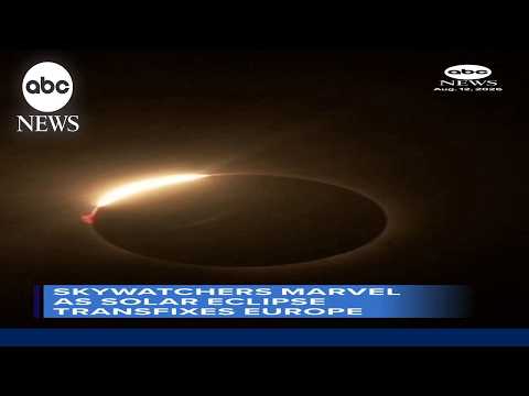 Solar eclipse transfixes Europe