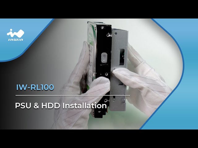 InWin IW-RL100 PSU & HDD Installation