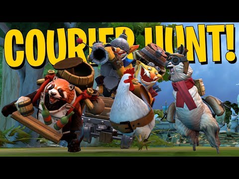 The Courier Hunt - Techies DotA 2