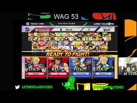 WAG 53 - Jumbo + Shadowfox (Ryu,Cloud) vs. Thisguy + Gnes (Fox,Cloud)