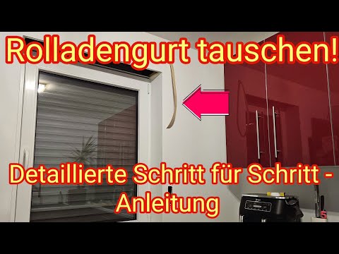 Rolladengurtband tauschen - detaillierte Schritt für Schritt Anleitung als DIY (do it yourself)