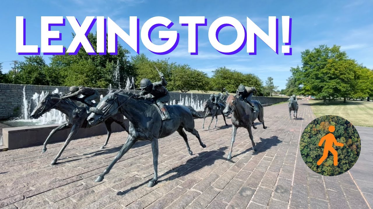 Immersive street-level walking tour through Lexington Downtown, United States, showcasing authentic urban landscapes, local architecture, and the vibrant atmosphere of the city's neighborhoods