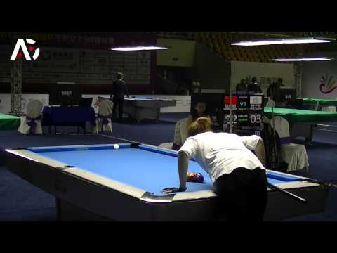 2014 Women 9-Ball WC - Siming Chen 陳思明 vs Zih-Chian WEI 魏子茜