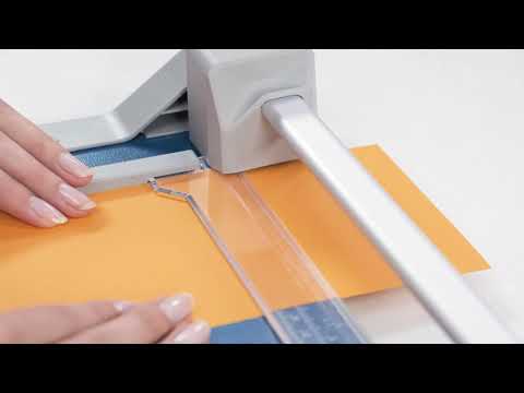  Dahle 508 Personal Rotary Trimmer, 18 Cut Length, 7 Sheet  Capacity, Self-Sharpening, Automatic Clamp, German Engineered Paper Cutter  : Office Products