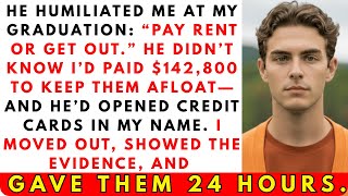 Download lagu Ayahku berteriak saat wisudaku: “Bayar sewa atau keluar!” Aku pergi, membongkar penipuannya, dan ... mp3