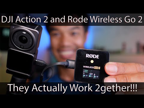 DJI Action 2 and Rode Wireless Go 2 - They Actually Work 2gether!!!