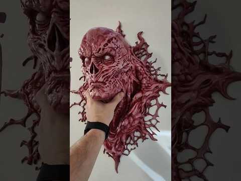 Vecna - Stranger Things 💀#3d #fanart #strangerthings #statue #vecna