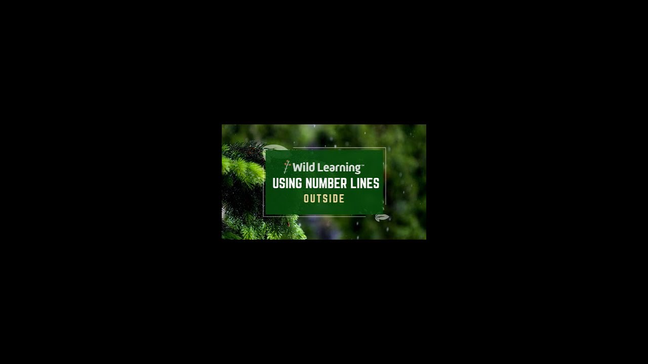 Using number lines Outdoors