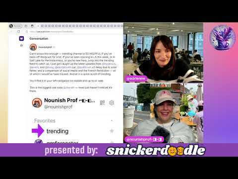 GM Farcaster ep168 Monday October 14  2024 with guest Ivy
