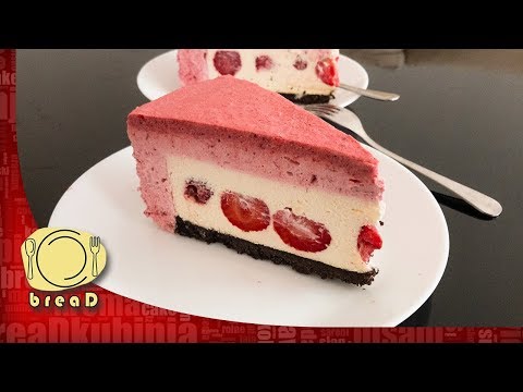 Jagoda torta s oreo keksima (bez pečenja) | Oreo Strawberry Cake | breaD