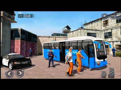 Offroad US Police Bus Driver : Prisoner Transport Android Game #01