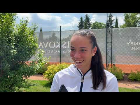 Tereza Valentová po výhře v osmifinále | Agel Říčany Open 2023