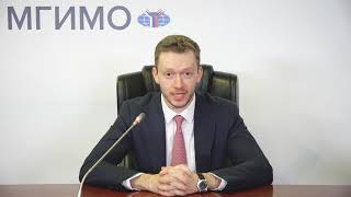 Dr. Andrey Baykov, MGIMO University Vice President for Research and Global Engagement Dr. Andrey Baykov, MGIMO University Vice President for Research and Global Engagement