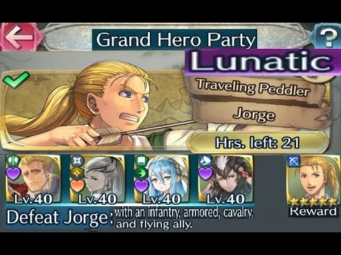 Grand hero party quest Jan 2024 Part : 4 Vs. Jorge (F2P units + No SI / Seals)